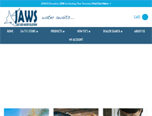 Tablet Screenshot of jawsproducts.com